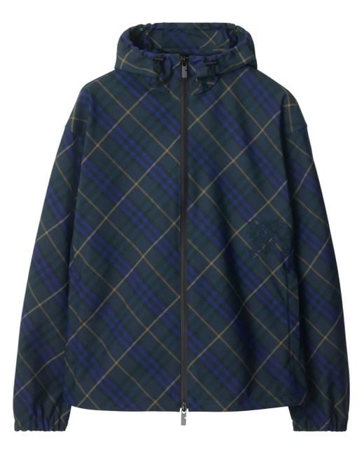 Burberry Blue Lightweight Utility Jacket for men