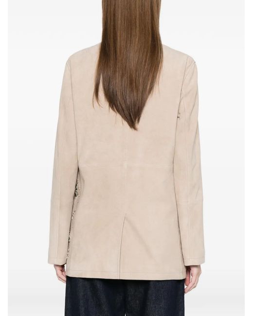 Chaqueta Con Botones S.W.O.R.D de color Natural