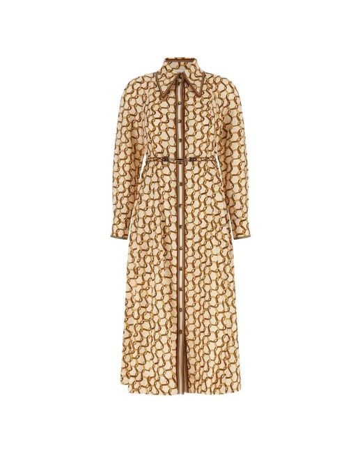 Zimmermann Metallic Panelled Mini Dress
