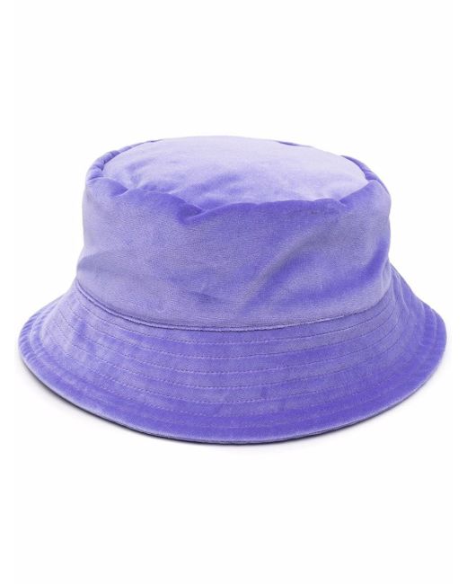 GALLERY DEPT. Velveteffect Bucket Hat in Purple for Men Lyst UK