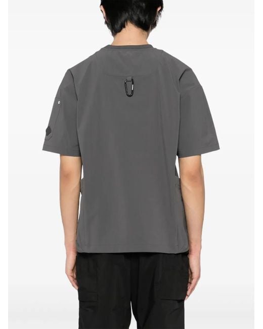Spoonyard Gray Packable Side Zip Pockets T-Shirt