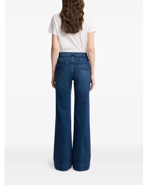 7 For All Mankind Blue Modern Dojo Jeans