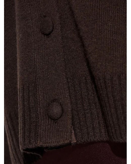 Officine Generale Black Button-up cardigan