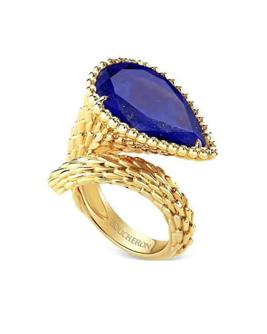Boucheron Blue 18Kt Serpent Bohème Ring