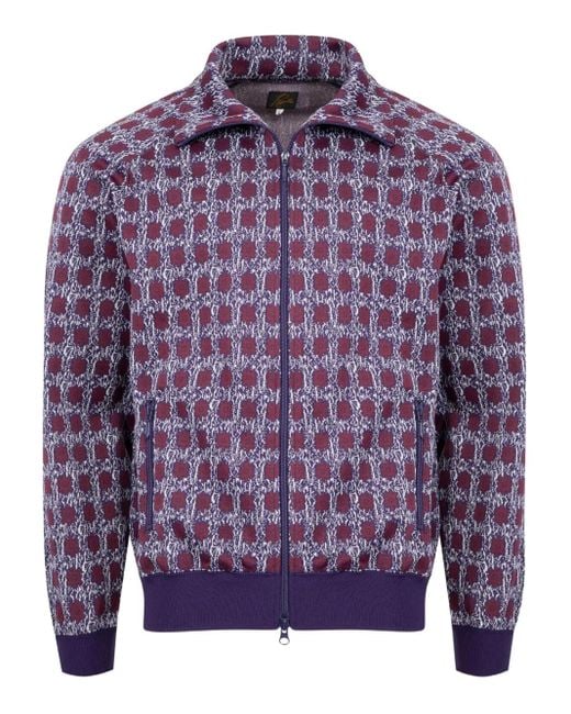 Zip jacket Needles de hombre de color Purple
