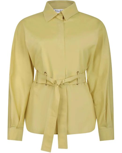Max Mara コットン シャツ Yellow