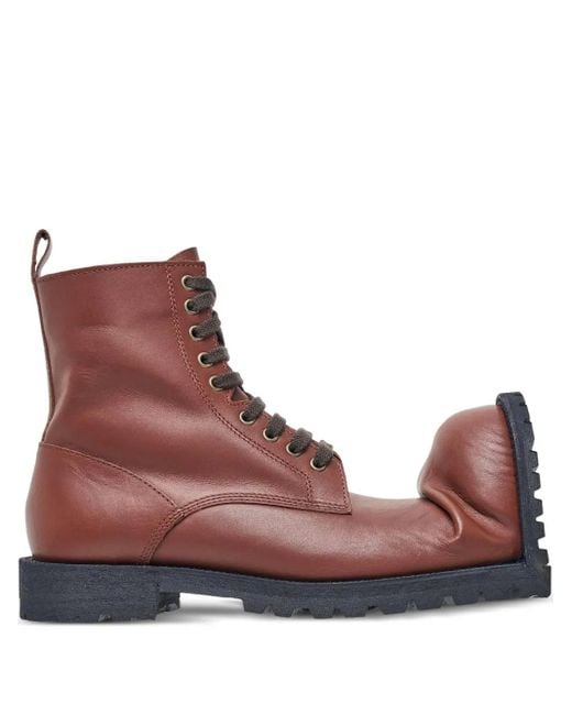 Bottines En Cuir À Bout Oversize Comme des Garçons pour homme en coloris Brown