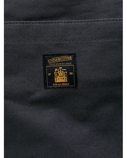 Undercover Black Logo-tag Tote Bag for men