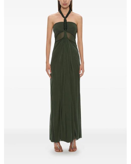 Christopher Esber Women's Green Solea Maxi Dress