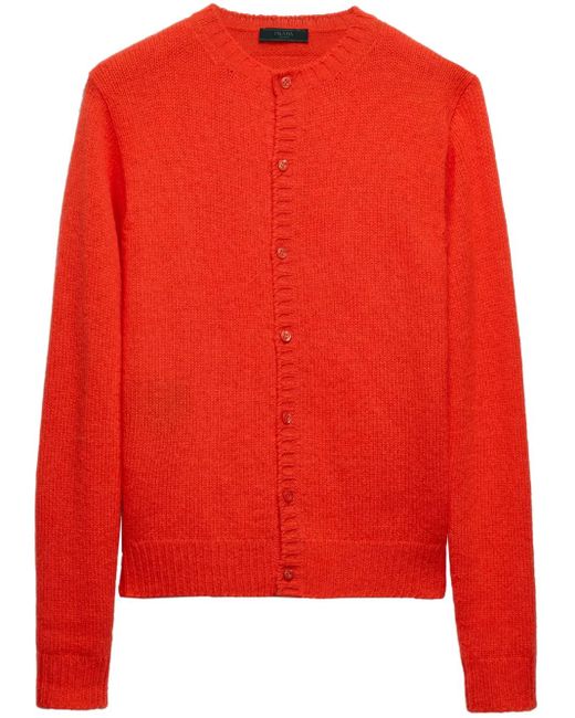 Prada Strickjacke Aus Kaschmir in Red für Herren