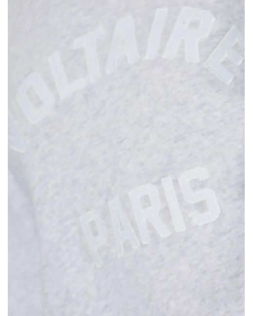 Zadig & Voltaire White Logo-Detail Sweatshirt