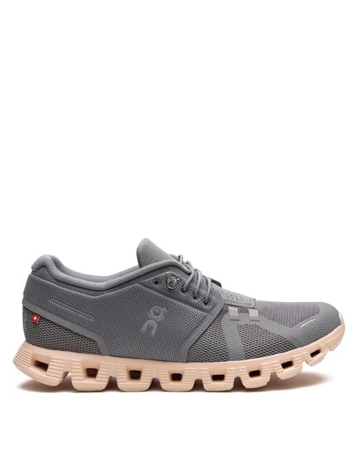 On Shoes Gray Cloud 5 "Zinc/Shell" Sneakers