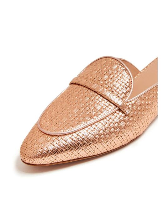 Malone Souliers Pink Berto Leather Mules