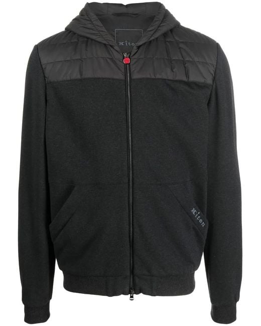 Kiton Jack Met Capuchon in het Black voor heren