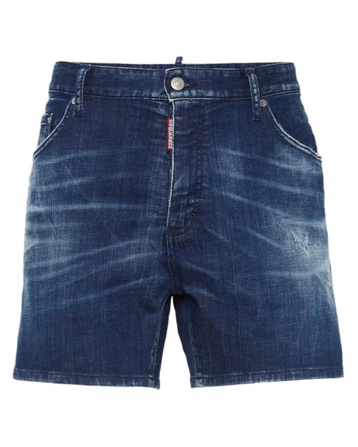メンズ DSquared² デニムショートパンツ Blue
