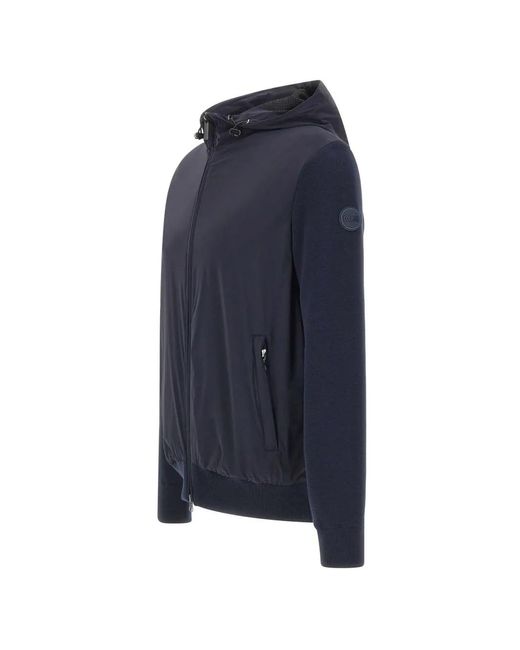 Colmar Blue Drawstring Hooded Jacket for men