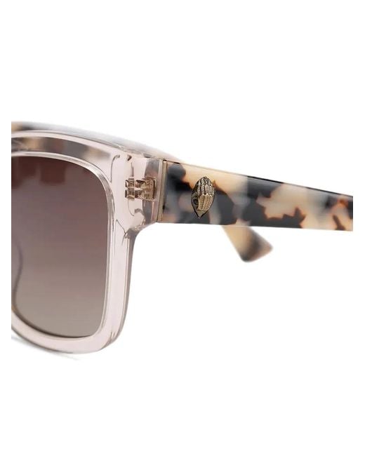 Kurt Geiger Natural Eckige Sonnenbrille