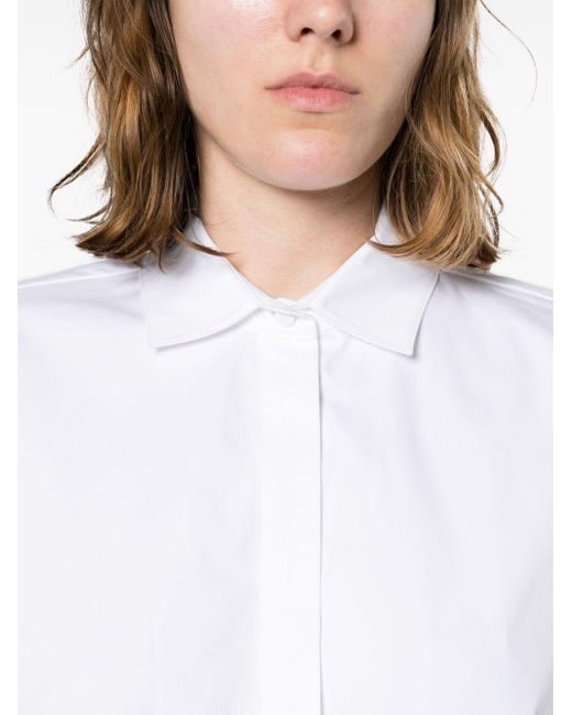 Emporio Armani Overhemd Met Puntige Kraag in het White