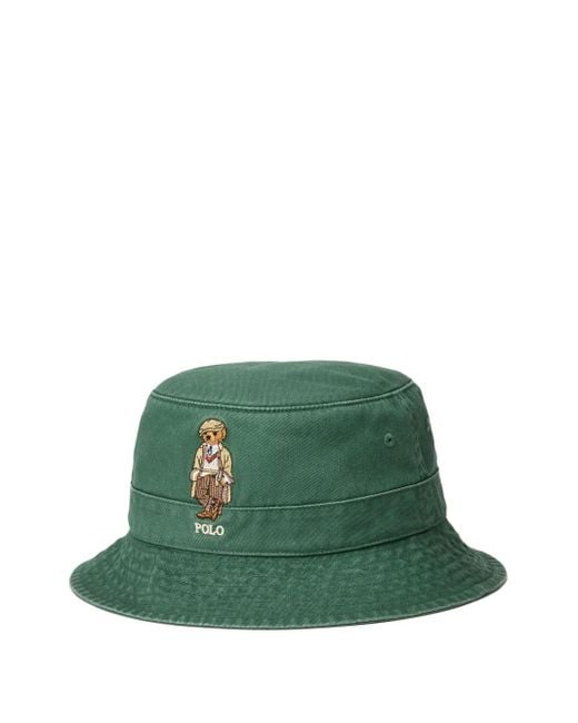 メンズ Polo Ralph Lauren バケットハット Green
