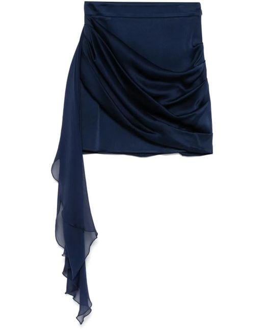 Elisabetta Franchi サッシュディテール ミニスカート Blue