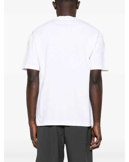 Roa White Logo T-Shirt for men