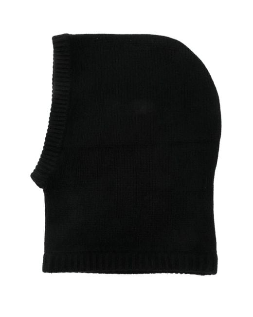 Knitted balaclava Soft Goat de color Black