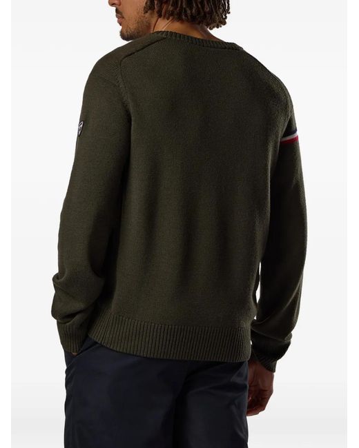 Rossignol Black Odysseus Crew-Neck Sweater for men