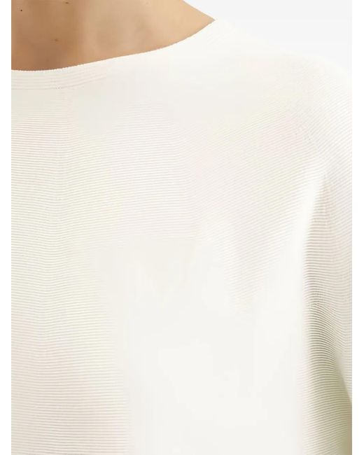 Marc O' Polo White Long-Sleeves Sweater
