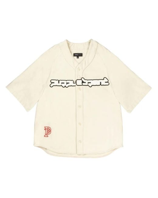 Chemise En Coton À Logo Imprimé Purple Brand pour homme en coloris Natural