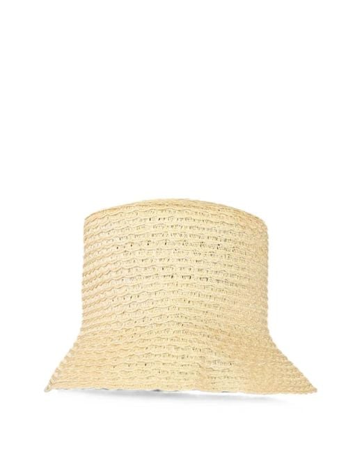 Eleventy Natural Woven Bucket Hat