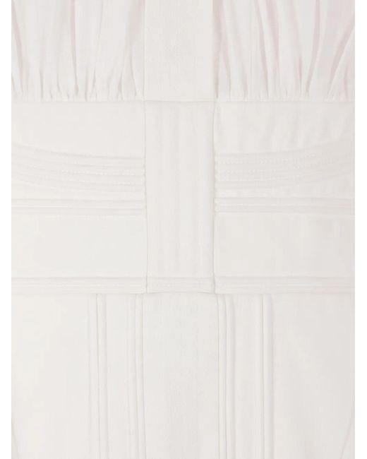 Zimmermann White Pleated Dress