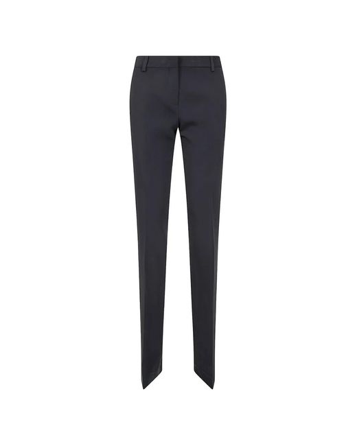 Ermanno Scervino Blue Split-Hem Trousers