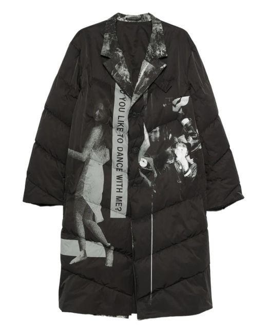 Yohji Yamamoto Gefütterter Mantel in Black für Herren