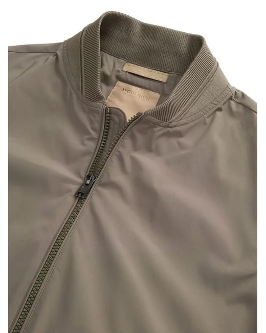 Woolrich Brown Wesley Bomber Jacket for men