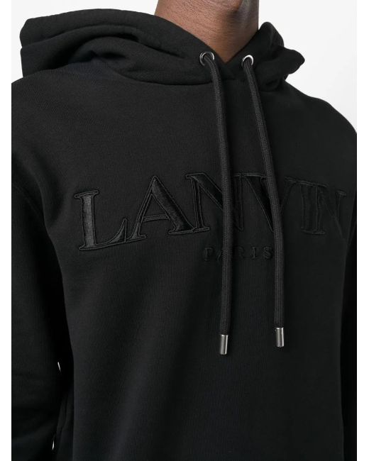 Lanvin Black Felpa Paris for men