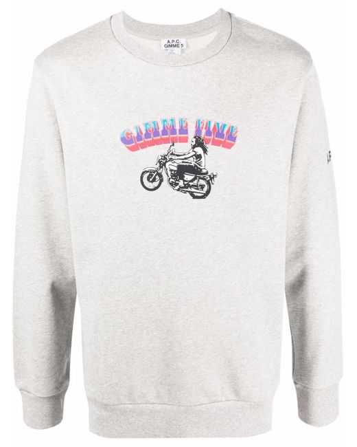 Sudadera Gimme Five A.P.C. de hombre de color White