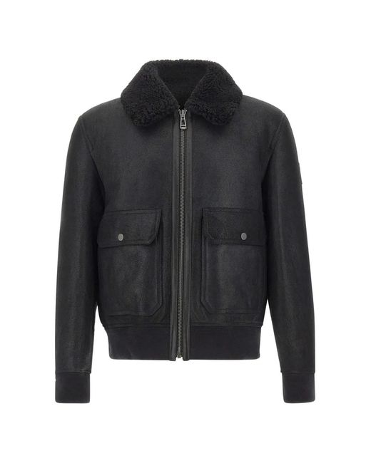 Belstaff Black Northwind Shearling Jacket for men