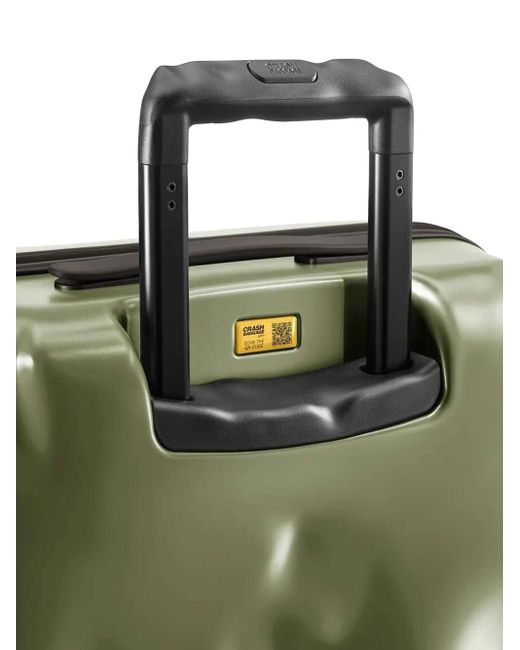 Crash Baggage Green Crumpled Effect Holdall
