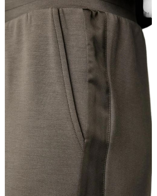 Joseph Ribkoff Black Side-Stripe Drawstring Track Pants