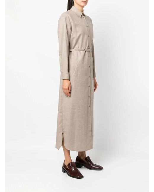 Aspesi Natural Button-Down Dress