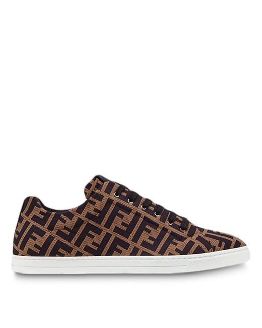 fendi knit sneakers
