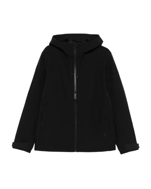 Rains Black Hooded Jacket