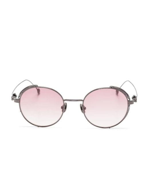 Matsuda Pink Round-Frame Sunglasses
