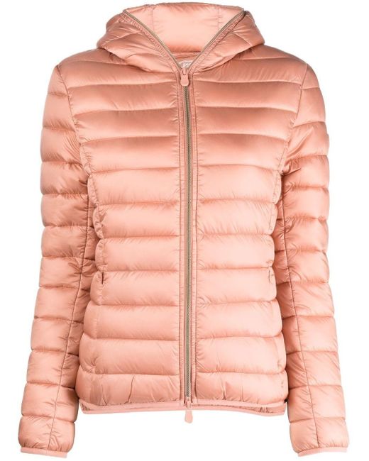 Save The Duck Alexis Puffer Jacket in Pink | Lyst