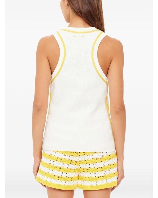 The Upside White Veneto Amir Tank Top