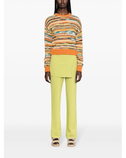 Alanui Orange Sweaters