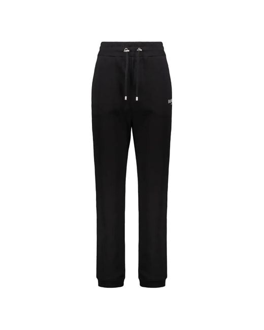 Balmain Black Drawstring-Waist Track Pants for men