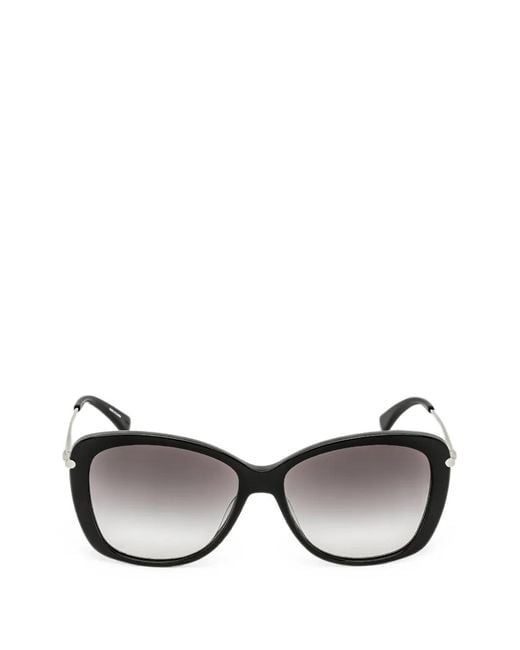 Longchamp Black Cat-Eye Sunglasses