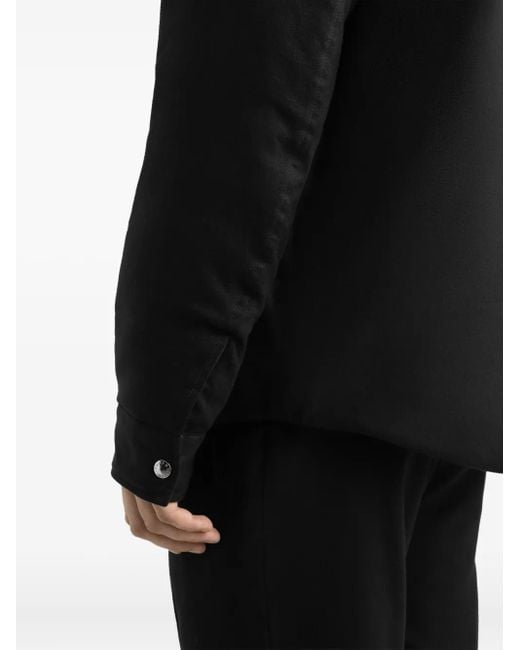 Giacca-Camicia Reversibile di Dolce & Gabbana in Black da Uomo
