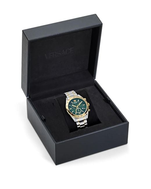 Versace Green V-Code Chronograph 41Mm for men